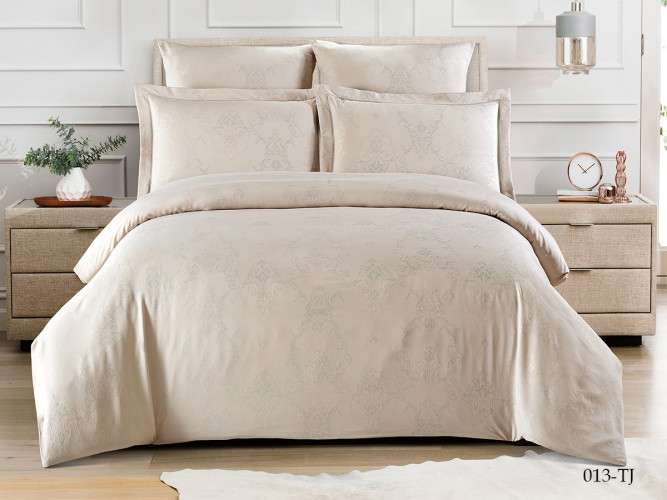 Постельное белье Cleo "Tencel Jacquard 013-TJ", 2-спальный, жаккард, на молнии (21/013-TJ)