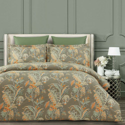 Постельное белье Arya Home "Polen", семейный, сатин, печатное (8680943080226)