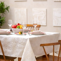 Скатерть Arya Home &quot;Snow White&quot;, 150x150, полиэстер (8680943110671)