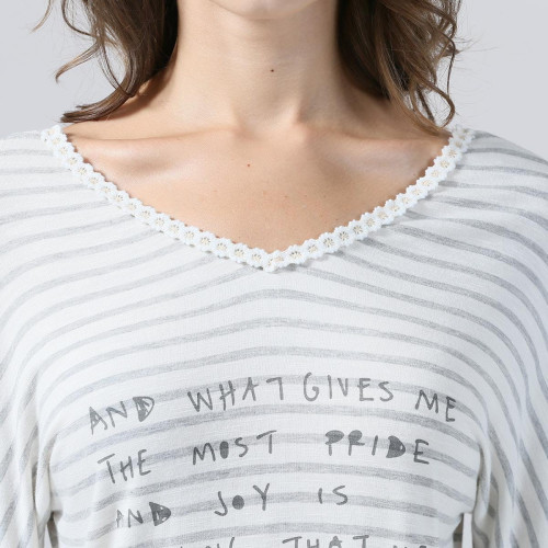 Пижама Arya Женская 5254+5255 Светло-Серый, S