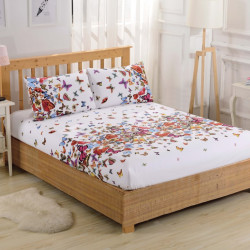 Простыня Valtery "PCT-R-163", 90x200, сатин, на резинке (PCT-R-163-1783)