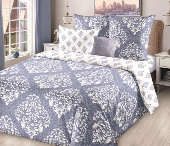 Постельное белье Valtery "Людовик", 1.5-спальный, бязь (1410-1-1411-1-1249)