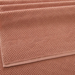 Полотенце Comfort Life (Текс-Дизайн) "Восторг терракот", для ванной, 70x140, махровая ткань (ВстТр7014050)