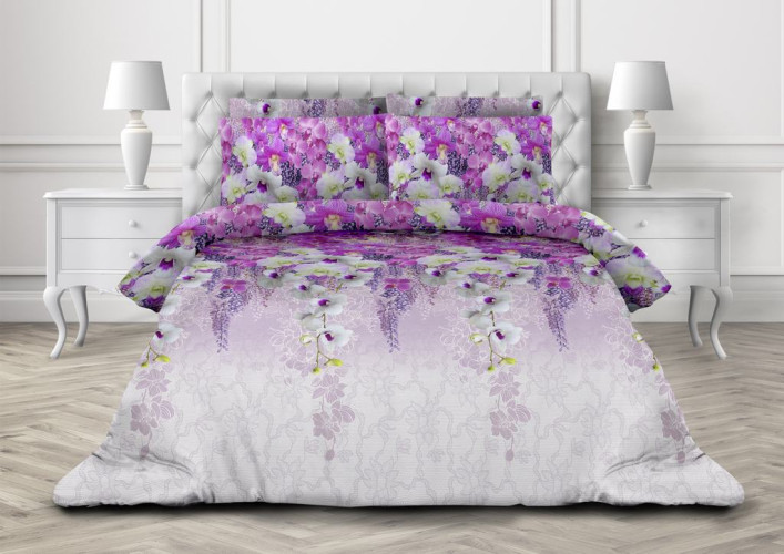 Постельное белье Valtery "AP-38", евро, поплин (AP-38-1253)