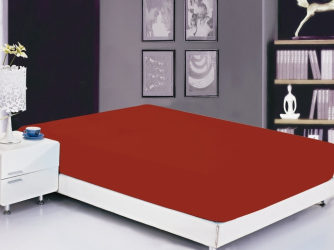 Простыня Valtery "PRMF-09", 200x200, софткоттон, на резинке (PRMF-09-1785)