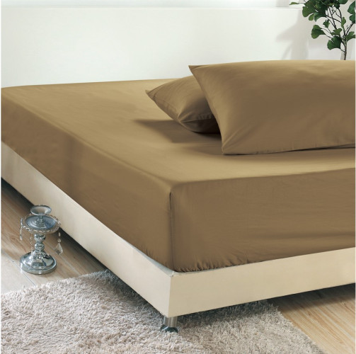 Простыня Valtery "PRC-R-66", 180x200, сатин, на резинке (PRC-R-66-1475)