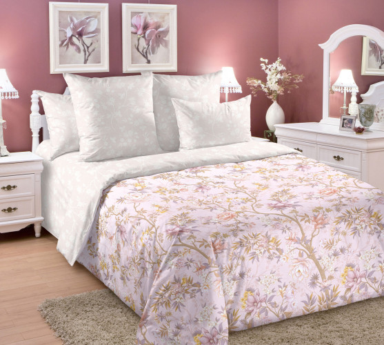 Постельное белье Королевское искушение (Текс-Дизайн) "Дерево желаний 3", 1.5-спальный, сатин, на молнии (Н1240209733)