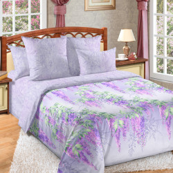 Постельное белье Королевское искушение (Текс-Дизайн) "Глициния компаньон 1", евро, перкаль (4800П205021)