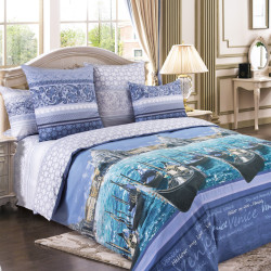 Постельное белье Белиссимо (Текс-Дизайн) &quot;Венеция 3&quot;, семейный, поплин (6150ЛН192853)