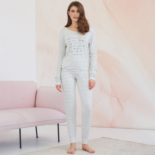 Пижама Arya Женская 5254+5255 Светло-Серый, L