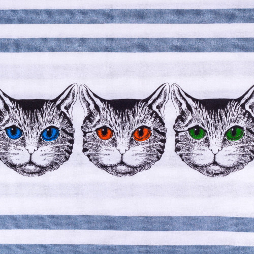 Полотенце Arya Home "Cats", банное, 90x160, хлопок (8680943074188)