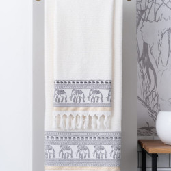 Полотенце Arya Home "Luck", банное, 70x140, жаккард (8680943090683)