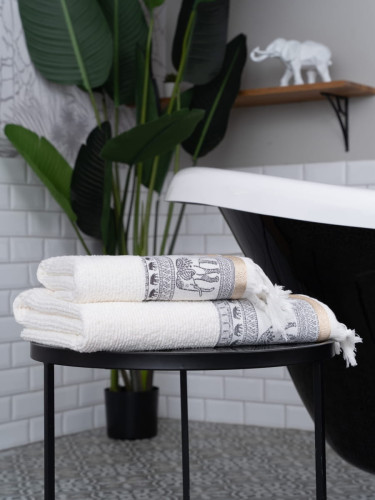 Полотенце Arya Home "Luck", банное, 70x140, жаккард (8680943090683)