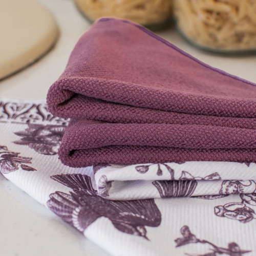 Набор полотенец Arya Home "Lolita", кухонные, 30x30, микрофибра, 4 шт (8680943104465)