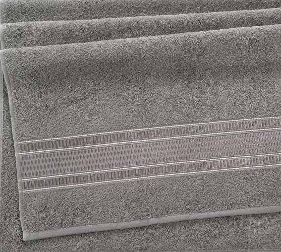 Полотенце Comfort Life (Текс-Дизайн) "Фортуна пепельный", банное, 70x140, махровая ткань (ФртПп714аи43)