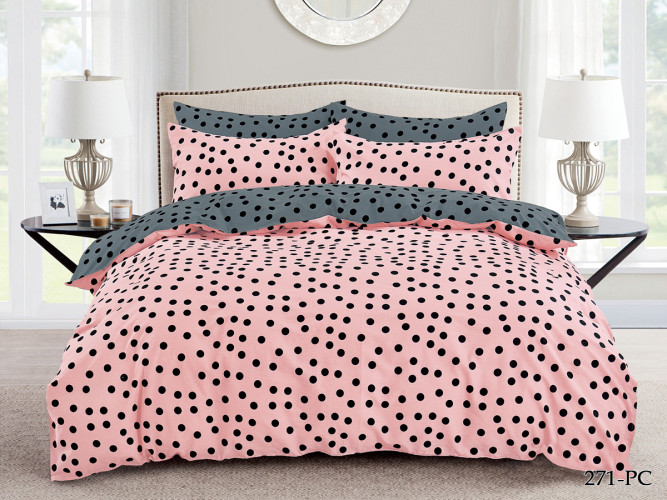 Постельное белье Cleo "Pure Cotton 271-PC", 1.5-спальный, поплин (15/271-PC)