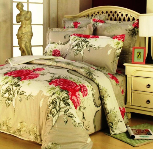 Постельное белье Сайлид "B-45", евро, сатин (B-45-172)