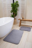 Набор Ковров Arya Для Ванны 60x100, 50x60-2 пр Macon Темно-серый