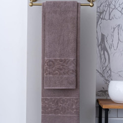 Полотенце Arya Home "Liber", банное, 70x140, бархат (8680943037527)