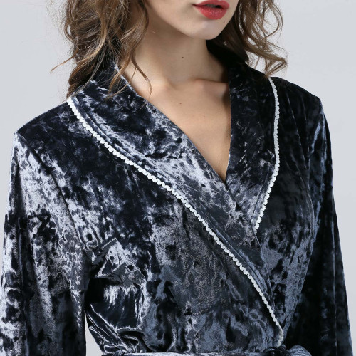 Халат женский Arya Home "5197", M, велюр (8680943082282)