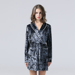 Халат женский Arya Home &quot;5197&quot;, M, велюр (8680943082282)