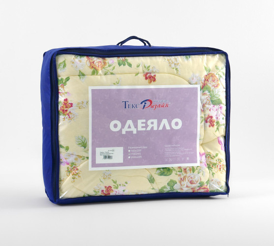 Одеяло легкое Текс-Дизайн, 140x205, полиэстер, синтепон, стеганое (ОдОдСТ1420п1)