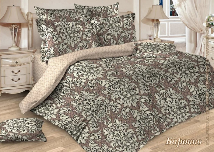 Постельное белье Чебоксарский Текстиль "Barokko", евро, бязь (Barokko-172)