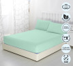 Простыня Текс-Дизайн "Мятный", 160x200, трикотаж, на резинке (Р513Тмят)