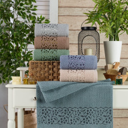 Набор полотенец TWO DOLPHINS &quot;ROYAL&quot;, 70x140, махровая ткань, 6 шт (TWO DOLPHINS-11176)