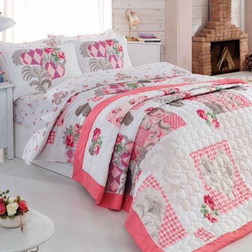 Набор постельного белья Cotton box (Коттон бокс), евро, ранфорс (1020-01 код 1020)