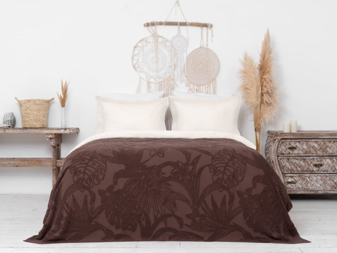 Покрывало Arya Home "Botanical Garden", 200x220, хлопок (8680943109354)