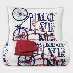 Постельное белье Arya Home &quot;Moving&quot;, 1.5-спальный, ранфорс, печатное (8680943099891)