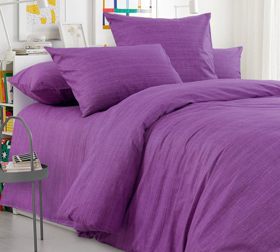 Постельное белье Королевское искушение (Текс-Дизайн) "Лавандовое поле", евро, перкаль (4200ПН20493л)