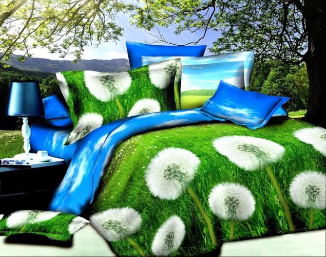 Постельное белье Valtery "SF-08", 3D, евро, полисатин (SF-08-172)