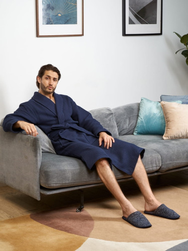 Халат Arya Home "Pamira", 2XL, вафельное полотно (8680943075215)