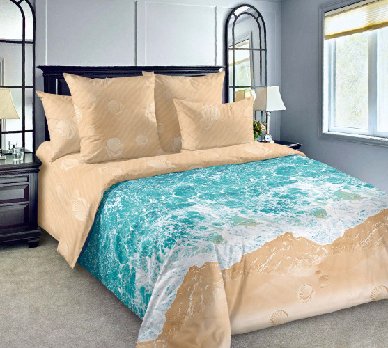 Постельное белье Белиссимо (Текс-Дизайн) "Лазурный берег 1", евро, поплин (4150ЛН209891)