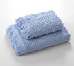 Полотенце Comfort Life (Текс-Дизайн) "Бавария голубой", для ванной, 70x140, махровая ткань (БврГл70140аи)