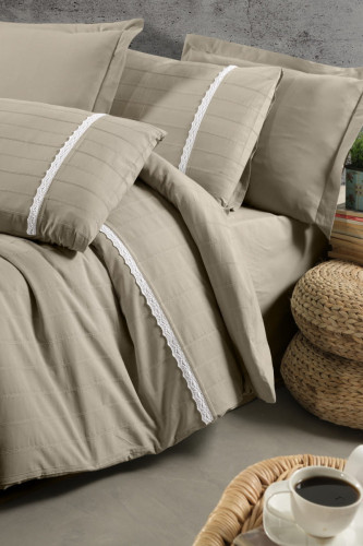 Постельное белье Arya Home "Brunette", евро, хлопок (8680943225399)