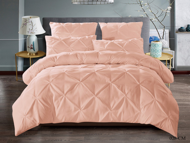 Постельное белье Cleo "Casa Mare 028-cm", 2-спальный, микросатин, на молнии, на резинке (21/028-CM)