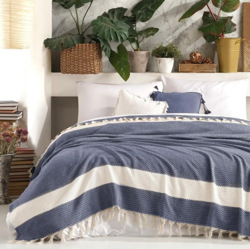 Покрывало Valtery "ALISA", 200x220 (ALISA BLUE-2428)