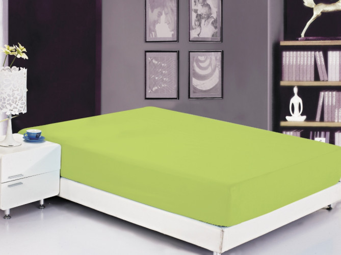 Простыня Valtery "PRC-R-21", 160x200, сатин, на резинке (PRC-R-21-1784)