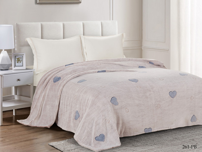 Плед Cleo "BAMBOO", 180x200, велсофт (180/261-pb)