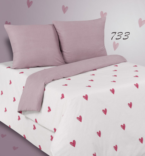Постельное белье AlViTek (АльВиТек) "733-ПА", семейный, поплин (АльВиТек-ПA-4-733)