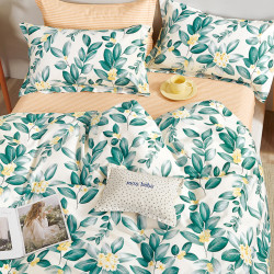 Постельное белье Cleo "Satin de Luxe 0074-SK", 1.5-спальный, сатин, на молнии (16/0074-SK)