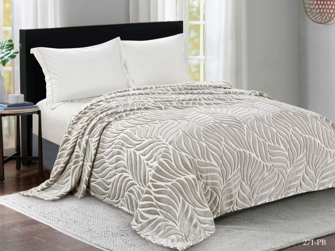 Плед Cleo "BAMBOO", 200x220, велсофт (200/271-pb)