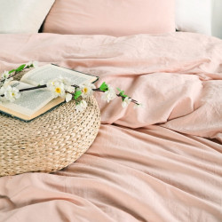 Постельное белье Valtery &quot;LE-03&quot;, 1.5-спальный, лён с хлопком (LE-03-1249)