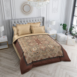 Постельное белье Legends (Текс-Дизайн) &quot;Восточное солнце&quot;, 2-спальный, сатин, на молнии (L3323FG22029)