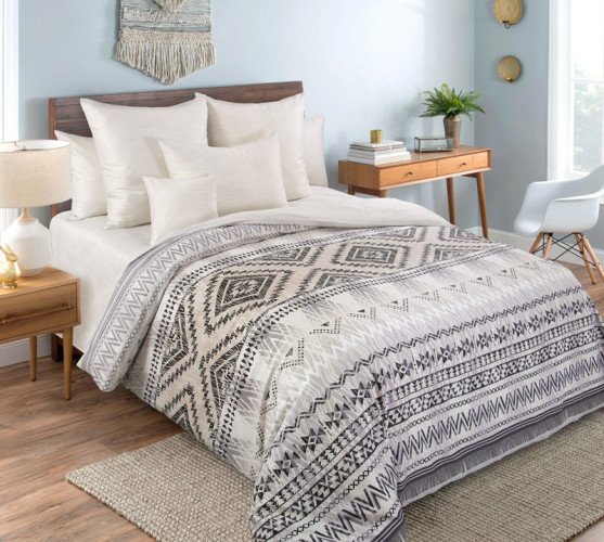 Постельное белье Королевское искушение (Текс-Дизайн) "Навахо 4", семейный, сатин, на молнии (6339H205444)