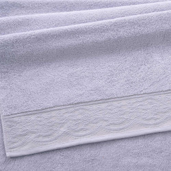 Полотенце Comfort Life (Текс-Дизайн) "Ажур светлая сирень", для ванной, 50x90, махровая ткань (АжрСс5090550)