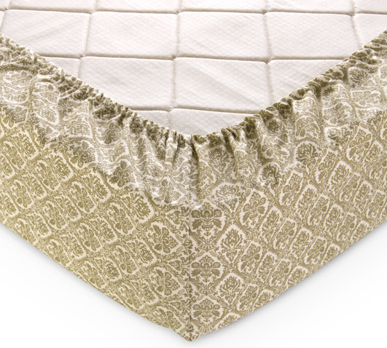 Простыня Королевское искушение (Текс-Дизайн) "Этюд компаньон 1", 180x200, сатин, на резинке (Р114Н1199841)